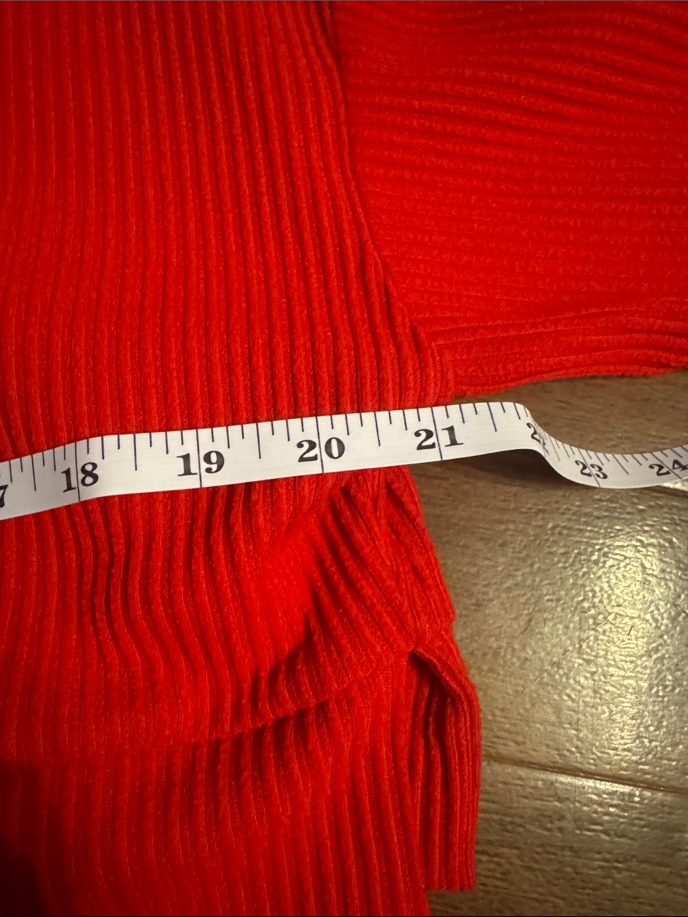ALO Yoga Muse Hoodie Cropped Ribbed Scarlet Red Size Small - Picture 8 of 8